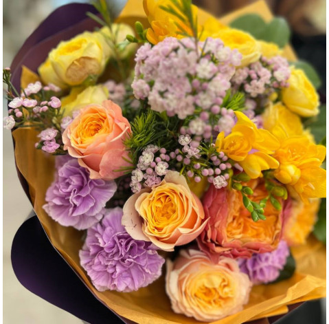 Букет Цветочный коктейль 3 доставка цветов