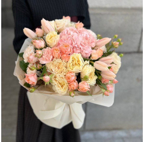 Букет Весняний мус 3 доставка квітів