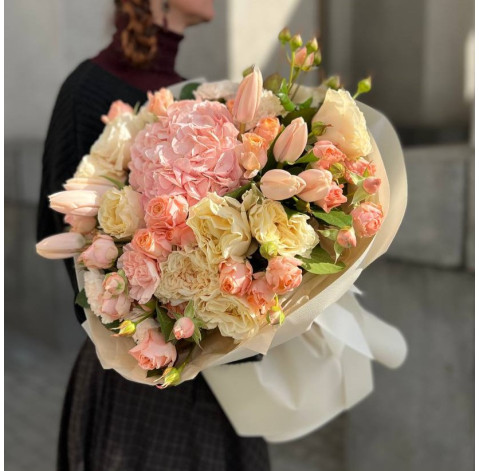 Букет Весняний мус 1 доставка квітів