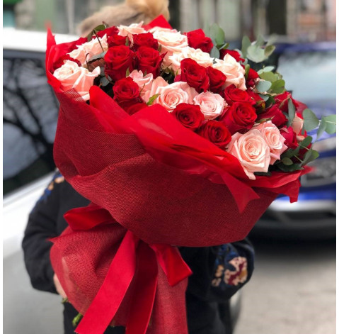 Bouquet 51 roses mix 3 Flower delivery