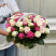 Basket of 51 Bombastic Mix roses (one bud) 2 Flower delivery foreshortening