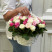 Basket of 51 Bombastic Mix roses (one bud) 3 Flower delivery foreshortening