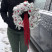 New Year's wreath covered with snow 1 Flower delivery foreshortening