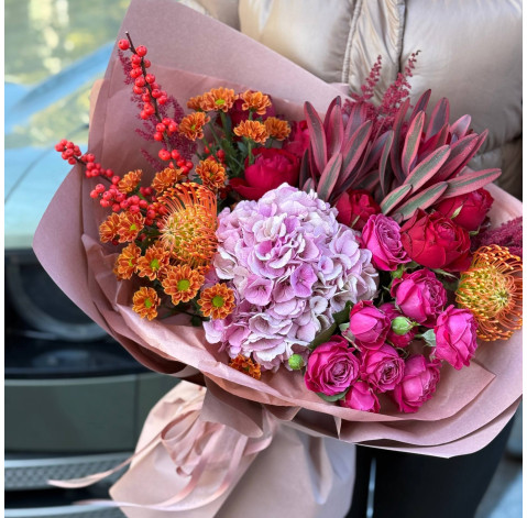 Букет Тайны сада доставка цветов Букет Тайны сада 5 доставка цветов