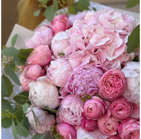 Букет Сердце фламинго 4 доставка цветов