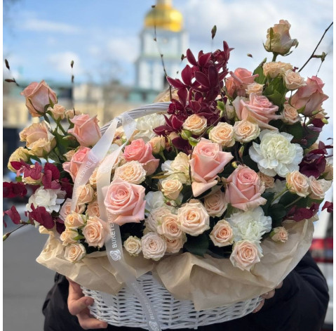 Квіткова композиція Медова насолода 2 доставка квітів