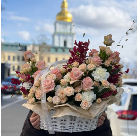 Квіткова композиція Медова насолода 1 доставка квітів