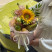 Flower arrangement with fruits Present 1 Flower delivery foreshortening