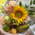 Flower arrangement with fruits Present 3 Flower delivery foreshortening