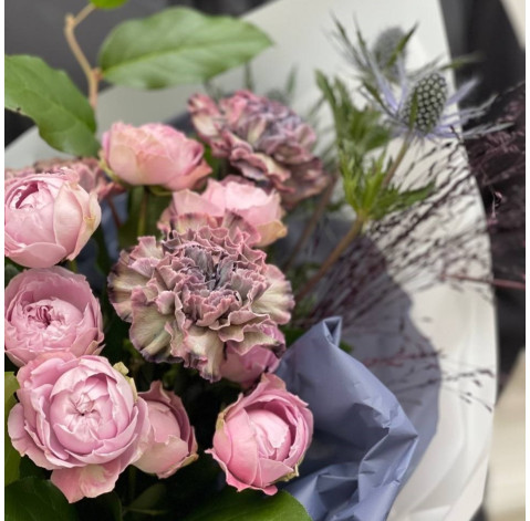 Букет Лілова ніч 5 доставка квітів