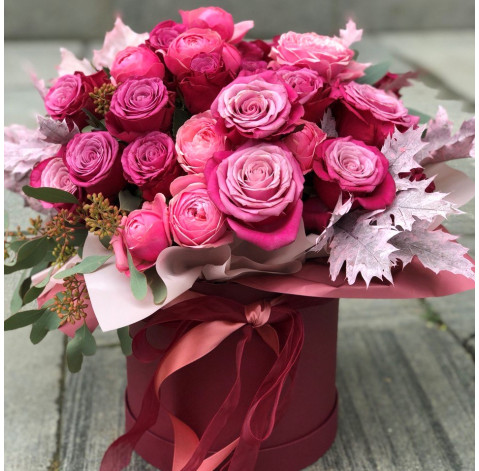 Квіткова композиція з троянд 2 доставка квітів