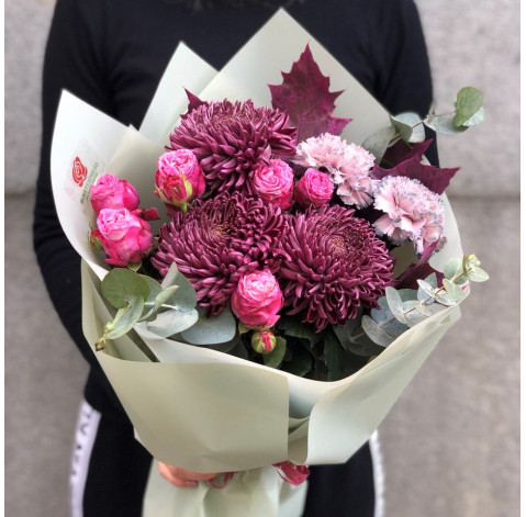 Букет Лілова радість 2 доставка квітів