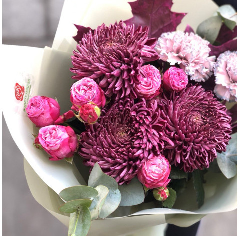 Букет Лілова радість 4 доставка квітів