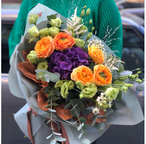 Букет Енергія краси 6 доставка квітів