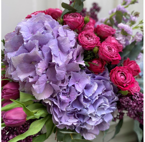 Букет Яскраві фарби 4 доставка квітів