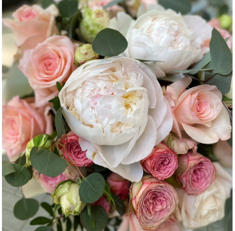 Букет Рожевий кашемір 3 доставка квітів