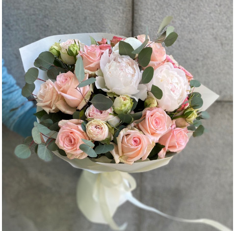 Bouquet Pink cashmere 1 Flower delivery