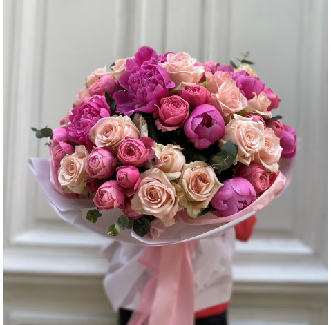 Bouquet Pink pastille 1 Flower delivery