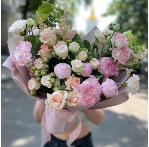 Букет Радісне очікування 2 доставка квітів