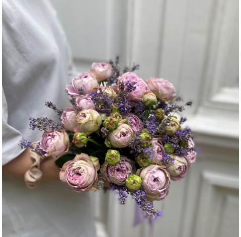 Букет Лавандовий настрій 3 доставка квітів