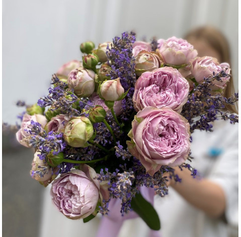 Букет Лавандовий настрій 4 доставка квітів