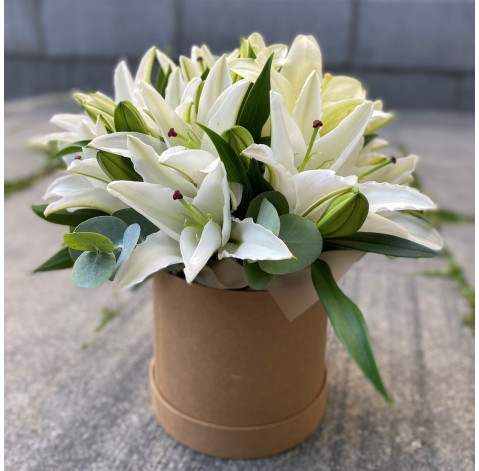 Квіткова композиція Ніжна лілія 2 доставка квітів
