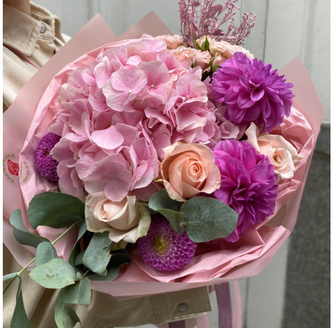 Букет Мрійливий настрій 4 доставка квітів