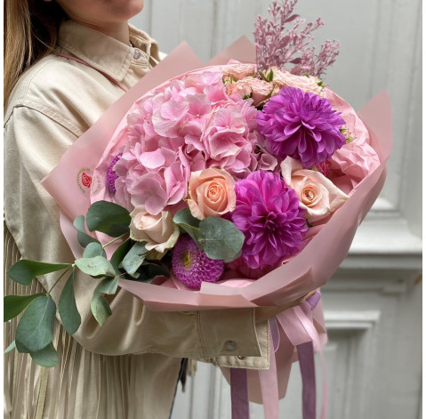 Букет Мрійливий настрій 3 доставка квітів