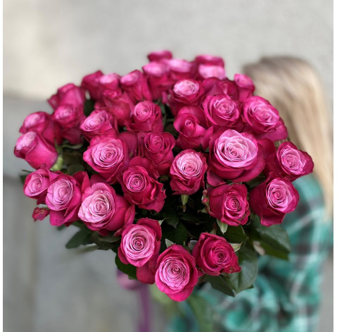 Букет 35 троянд Принц Персії 3 доставка квітів