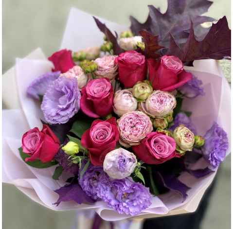 Букет Осінній день 3 доставка квітів