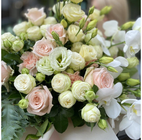 Букет Серцевий порив 3 доставка квітів