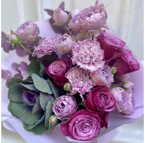 Букет Осінній вечір 3 доставка квітів