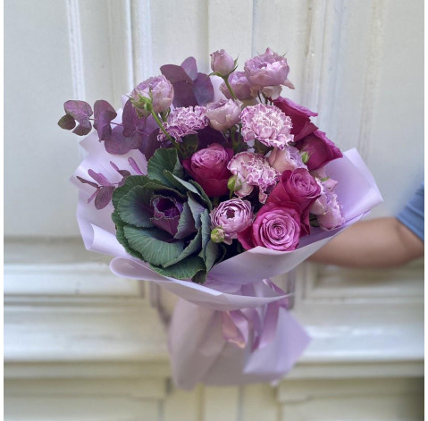 Букет Осінній вечір 2 доставка квітів