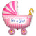Balloon Stroller for girl Flower delivery foreshortening Balloon Stroller for girl 1 Flower delivery foreshortening