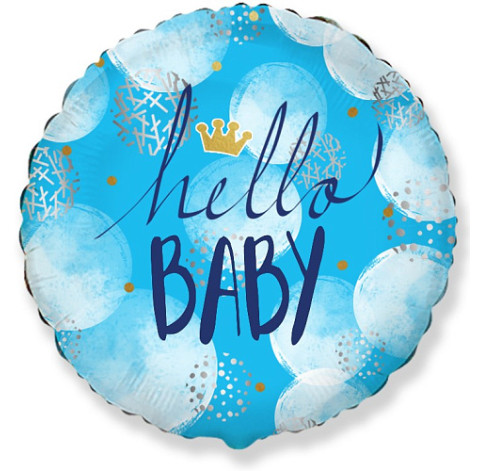 Balloon Hello Baby Boy 1 Flower delivery
