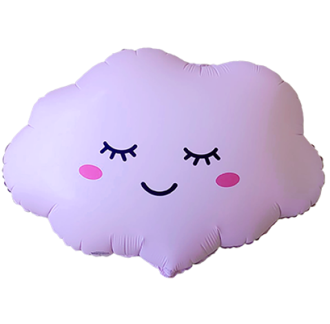 Balloon Cloud white/pink/blue 3 Flower delivery