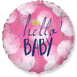 Balloon Hello Baby Girl Flower delivery Balloon Hello Baby Girl Flower delivery