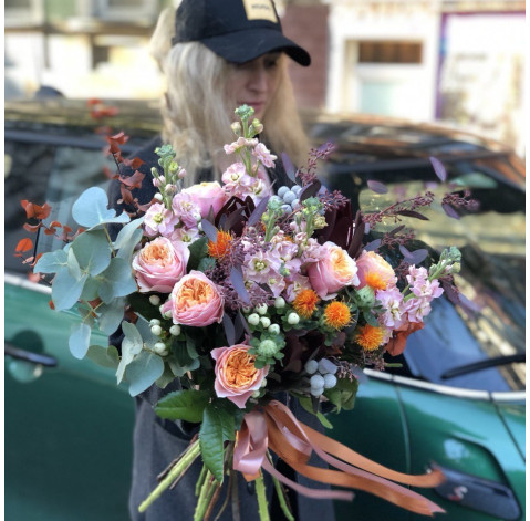 Букет Бризки Шампанського 3 доставка квітів