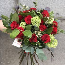 Bouquet of Roses in greenery Flower delivery