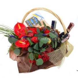 Gift basket for men Flower delivery Gift basket for men Flower delivery