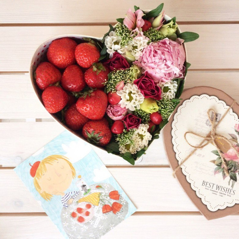 Strawberry bouquets