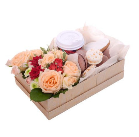 Набір Добрий ранок 3 доставка квітів