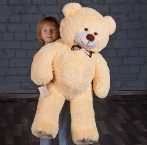 Мистер Медведь Бежевый, 110 см 4 доставка цветов
