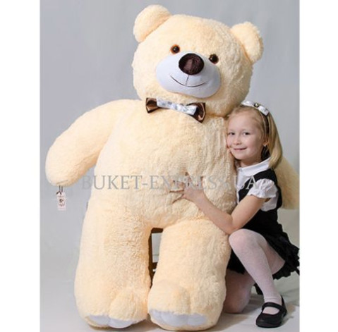 Mr Bear Beige, 160 cm 2 Flower delivery