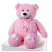Mr. Bear 110 cm pink 1 Flower delivery foreshortening