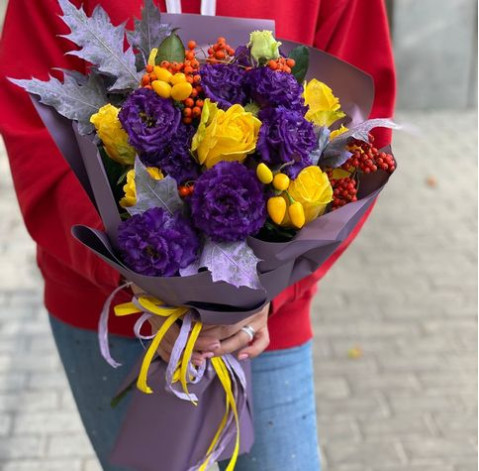 Букет Жовте чорнило 3 доставка квітів