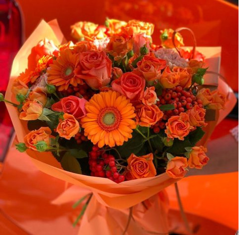 Букет Оранж 2 доставка квітів