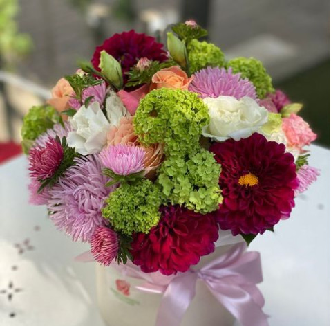 Цветочная композиция Осенние цветы 2 доставка цветов