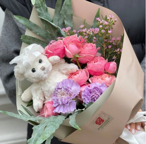 Букет Мишутка 2 доставка цветов