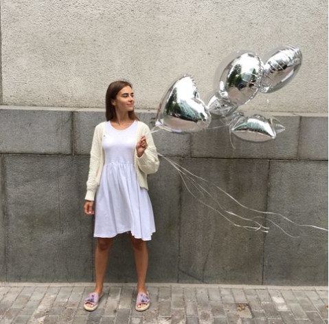 Set of 5 foil balloons 2 Flower delivery